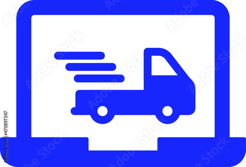 online delivery Vector icon which is suitable for commercial work

