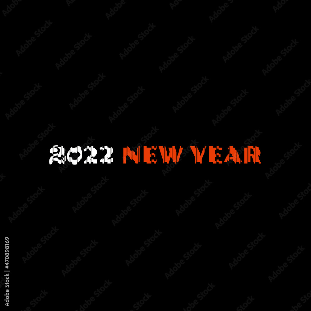 2022 Happy New Year logo design. 2022 typography symbol Happy New Year. Vector illustration. 2022 Happy New Year logo design. 2022 typography symbol Happy New Year. Vector illustration.
