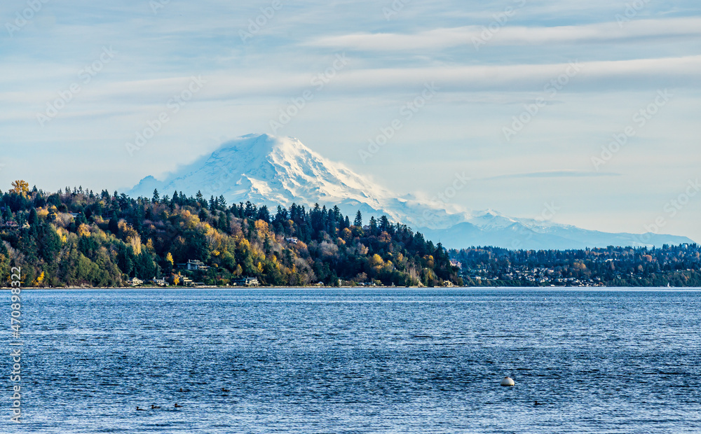 Scenic Water Mountain Landscape 6