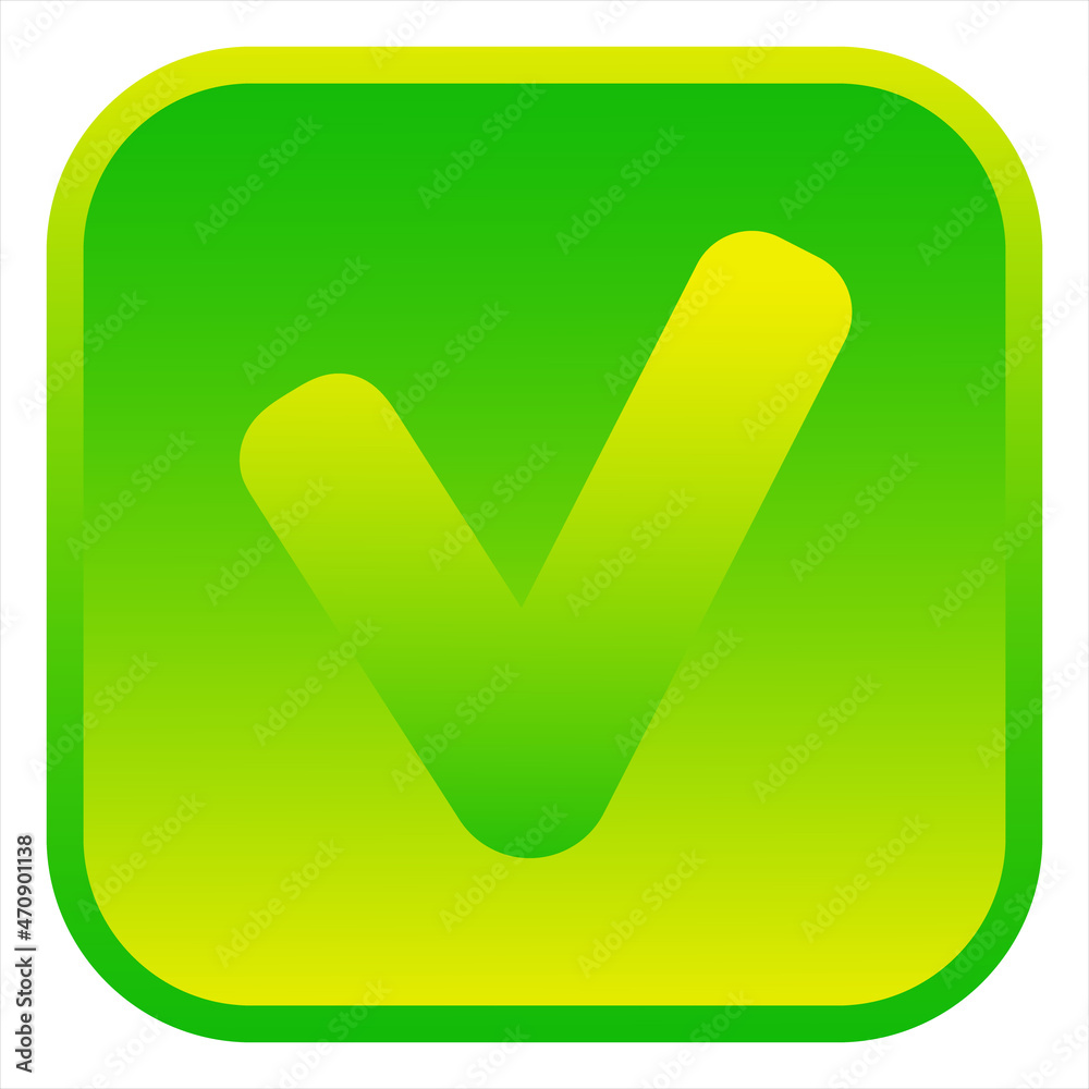 Check mark icon. Done symbol. Isolated web icon Check mark icon. Done symbol. Isolated web icon