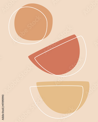 Abstract form.
Geometric shapes. Minimalism, modern. Minimal geometric shape.
bohemian, simple. Scandinavian Boho. Design,art.