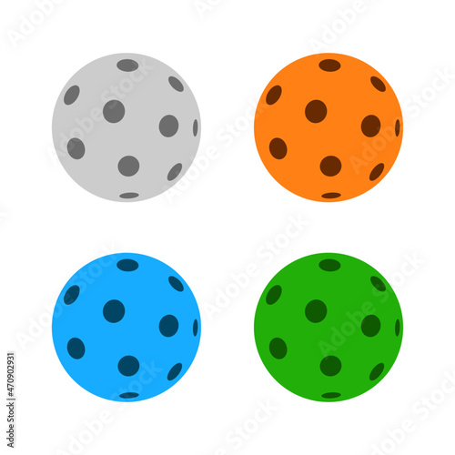 Wallpaper Mural floorball ball vector logo icon clipart Torontodigital.ca
