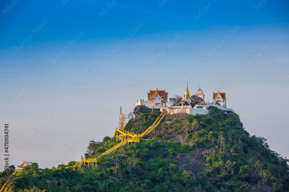 Wat Thammikaram hill, Prachuap Khiri Khan, Thailand 