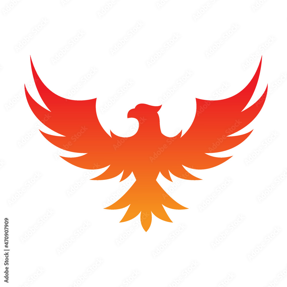 phoenix bird vector logo icon royalty free image phoenix bird vector logo icon royalty free image