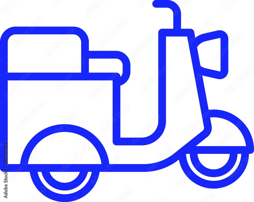 Delivery scooter Vector icon which is suitable for commercial work
Delivery scooter Vector icon which is suitable for commercial work