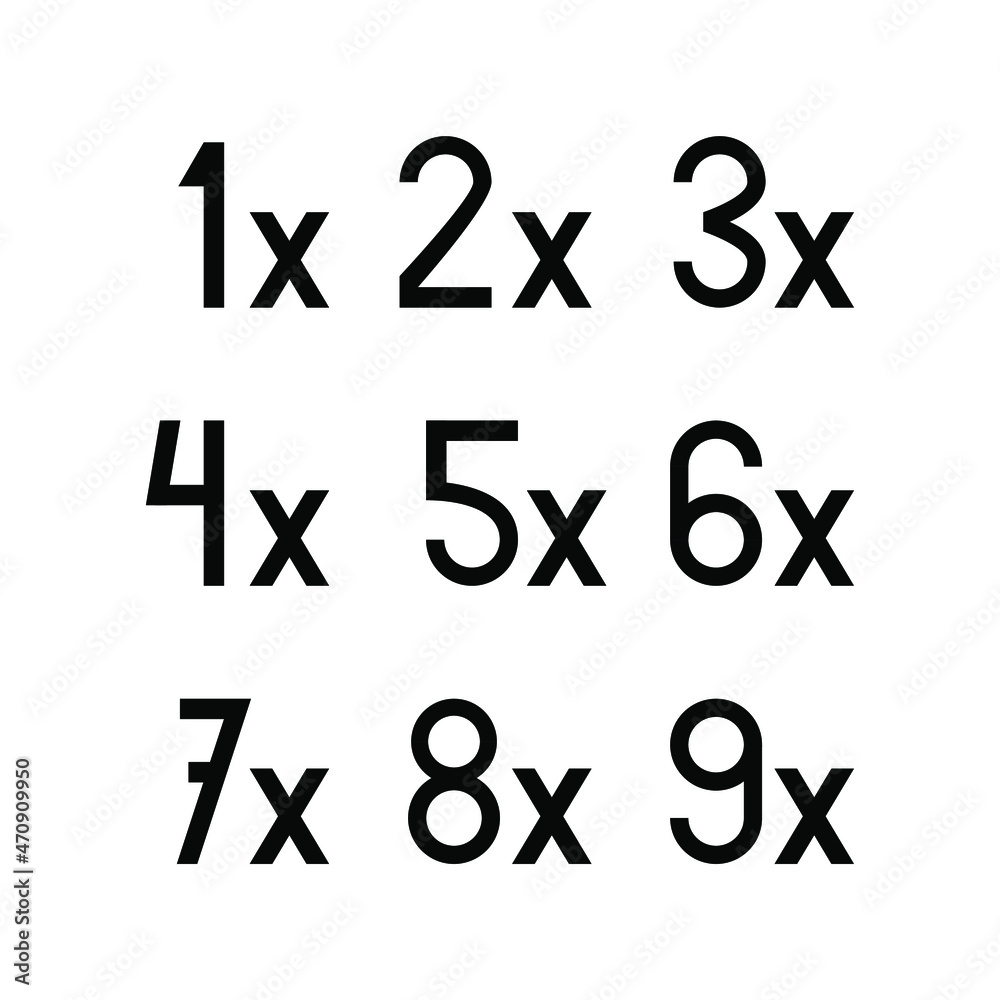 Set Black Simple Line 2x 3x 4x 5x 6x 7x 8x 9x Multiplication Faster Sign Icon Symbol Collection Doodle Elements Vector Design Style Sketch Isolated Illustration For Banner Set Black Simple Line 2x 3x 4x 5x 6x 7x 8x 9x Multiplication Faster Sign Icon Symbol Collection Doodle Elements Vector Design Style Sketch Isolated Illustration For Banner