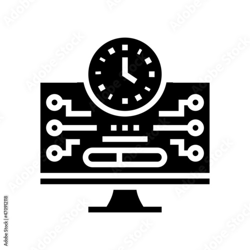 shareware upload glyph icon vector. shareware upload sign. isolated contour symbol black illustration