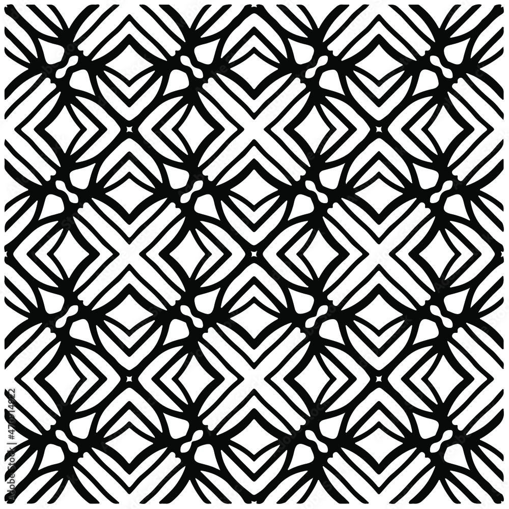 Seamless vector pattern in geometric ornamental style. Black pattern.Design element for prints, backgrounds, template, web pages and textile pattern. Geometric art.
Seamless vector pattern in geometric ornamental style. Black pattern.Design element for prints, backgrounds, template, web pages and textile pattern. Geometric art.