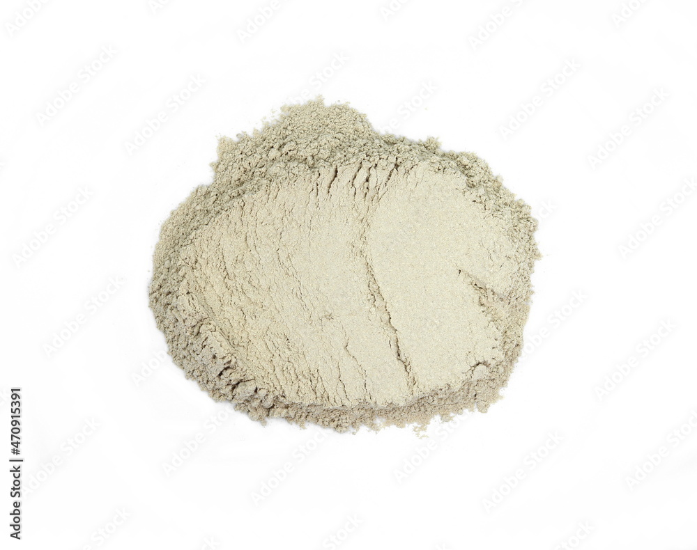 Ashwagandha pile isolated on white Ashwagandha pile isolated on white