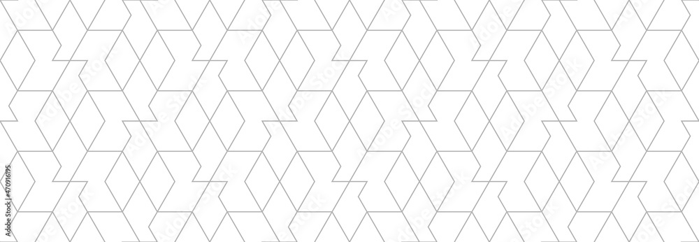 Abstract geometric pattern with crossing lines and stars. Seamless linear design for textile, fabric and wrapping in Arabic style. Stylish vector monochrome texture. Trendy mosaic background. Abstract geometric pattern with crossing lines and stars. Seamless linear design for textile, fabric and wrapping in Arabic style. Stylish vector monochrome texture. Trendy mosaic background.