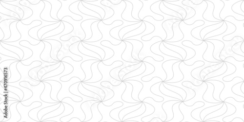 Pattern with wavy lines on light background. Seamless vector design for textile, fabric and wallpaper. Trendy abstract geometric texture.