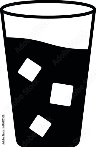 drinks icons coke bottle and soda