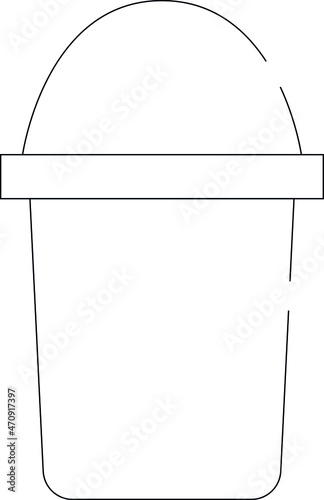 holidays icons dustbin and trash