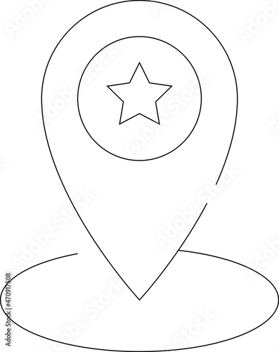 holidays icons map location and location