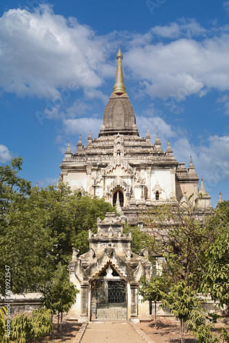 Gawdawpalin Temple, the second tallest Buddhist temple in old Bagan, Mandalay region, Myanmar (Burma)