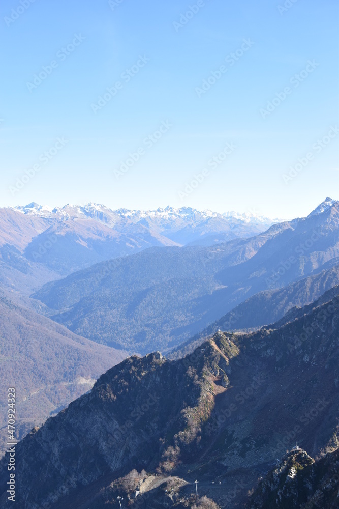 Mountains & Sky