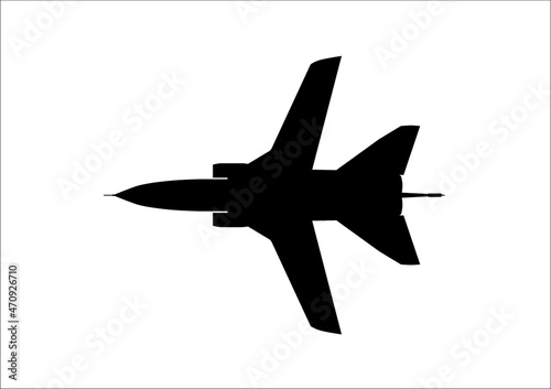 Panavia Tornado fighter jet silhouette