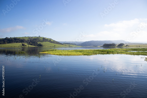 landscape with lake