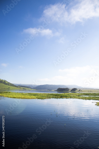 landscape with lake