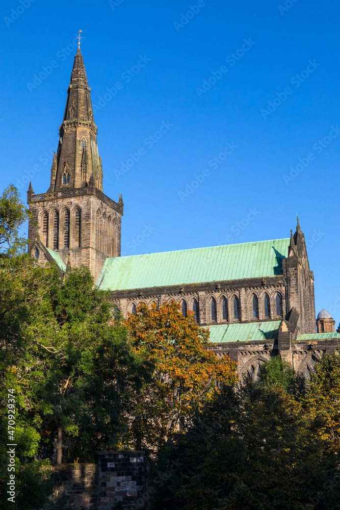 Glasgow Cathedral, or St. Mungos Cathedral in Glasgow, Scotland