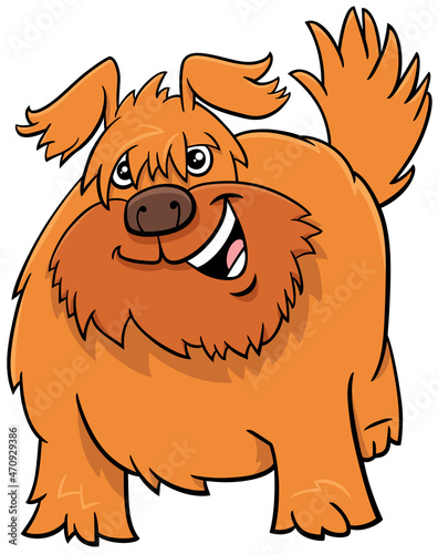 cartoon funny shaggy dog comic animal character