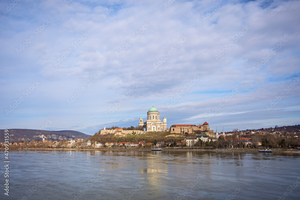 Esztergom Basilica with the river Danube