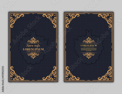 Book cover design in A4 size. Annual report.Brochure design.Flyer,promotion