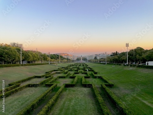 Aussichtspunkt im Park Eduardo VII in Lissabon