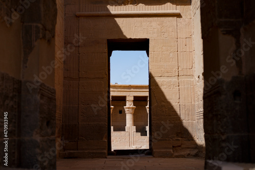 Temple of Philae in Aswan, 2021.