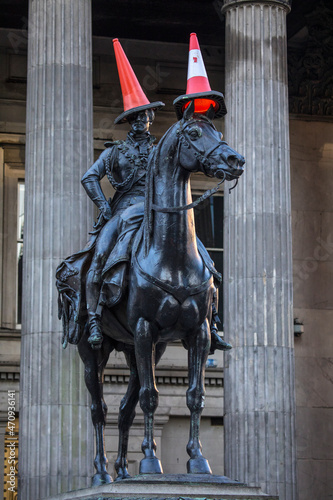 Duke of Wellington Statue in Glasgow, Scotland