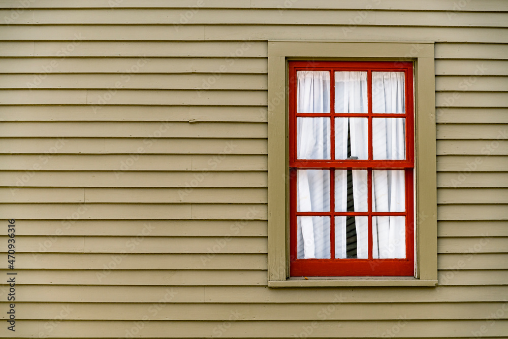Fototapeta premium old window of a typical residential house in America