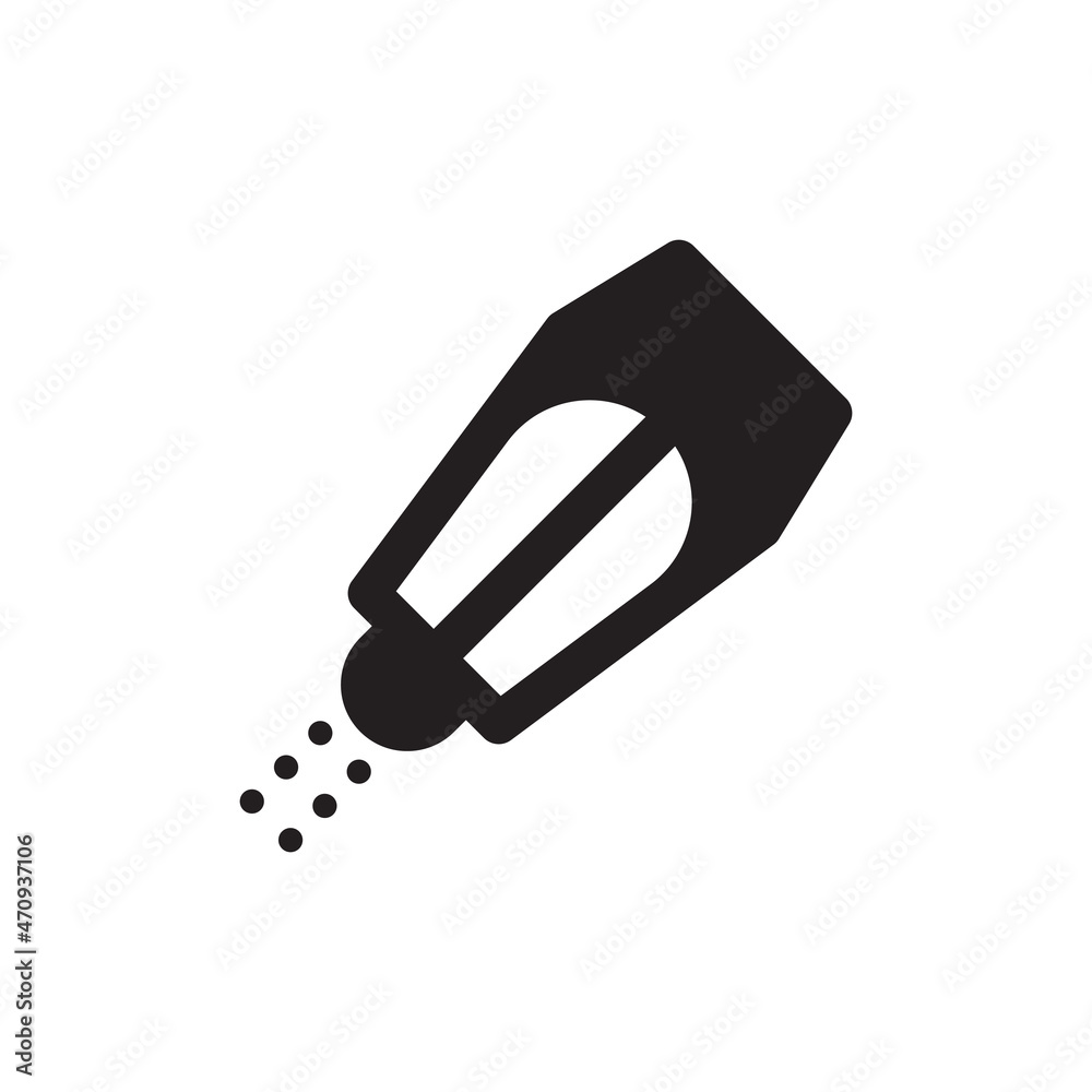 Salt Icon - Shaker Icon - Condiment Icon Salt Icon - Shaker Icon - Condiment Icon