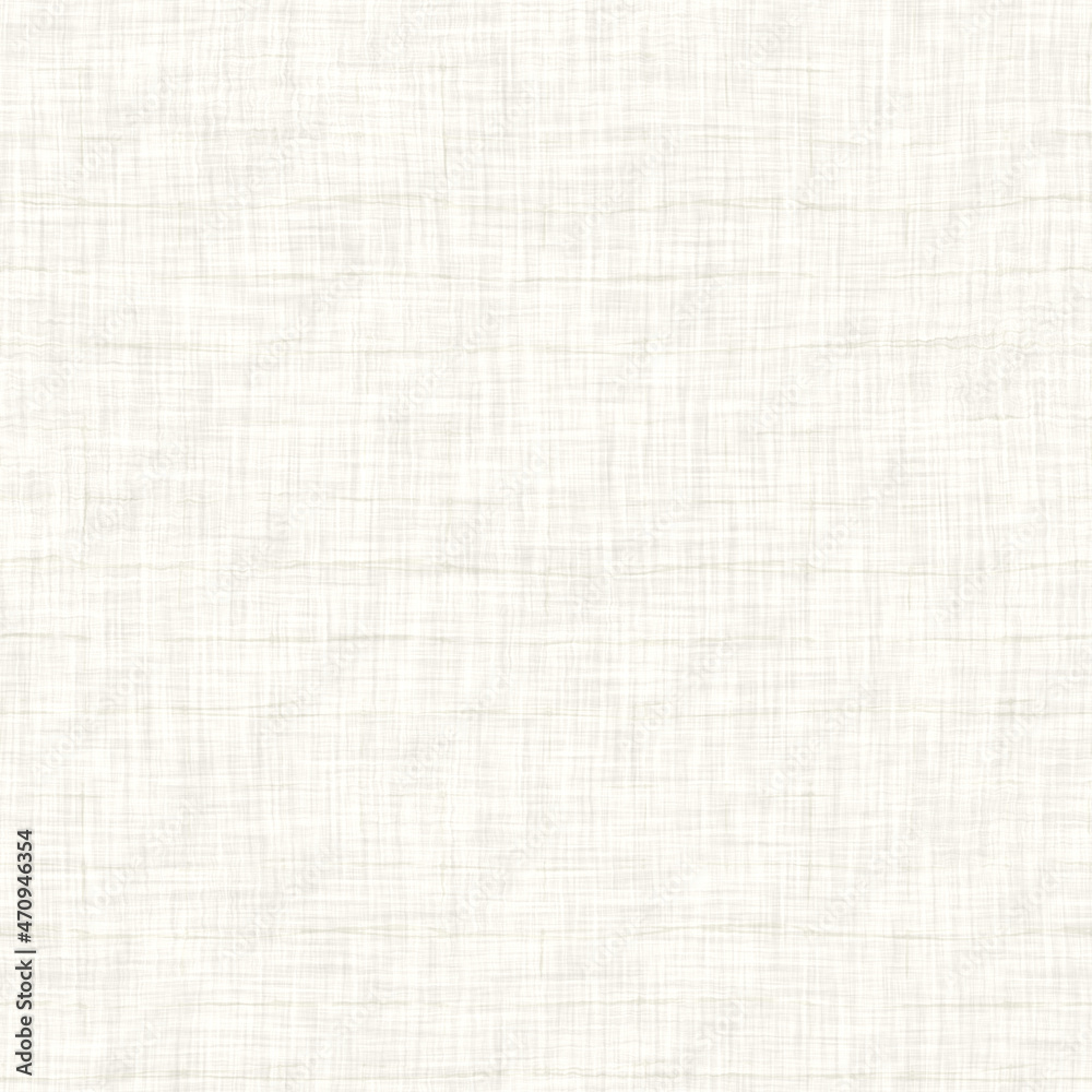 Greige plain seamless linen wash texture. Neutral tone minimal fabric effect background. Natural woven cloth for beach wedding. Coastal cottage style design material. High quality raster jpg swatch.
