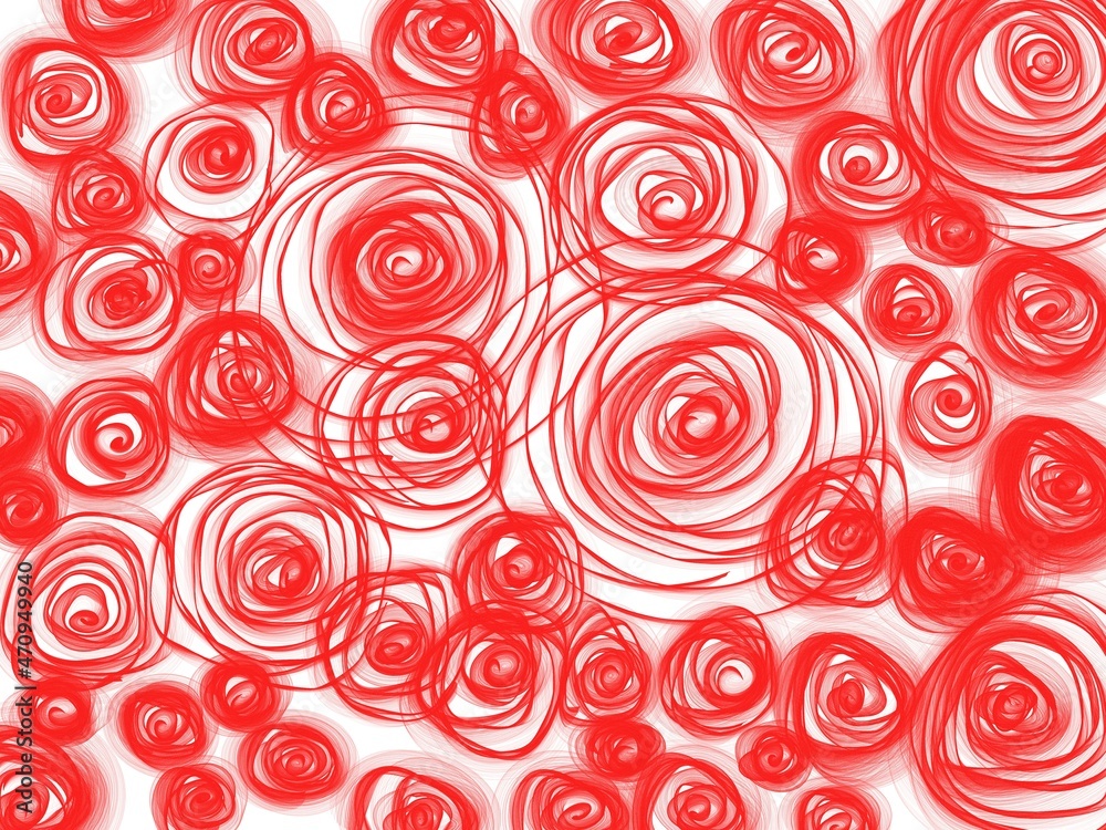 Rosen rot auf weißem Grund Valentinstag