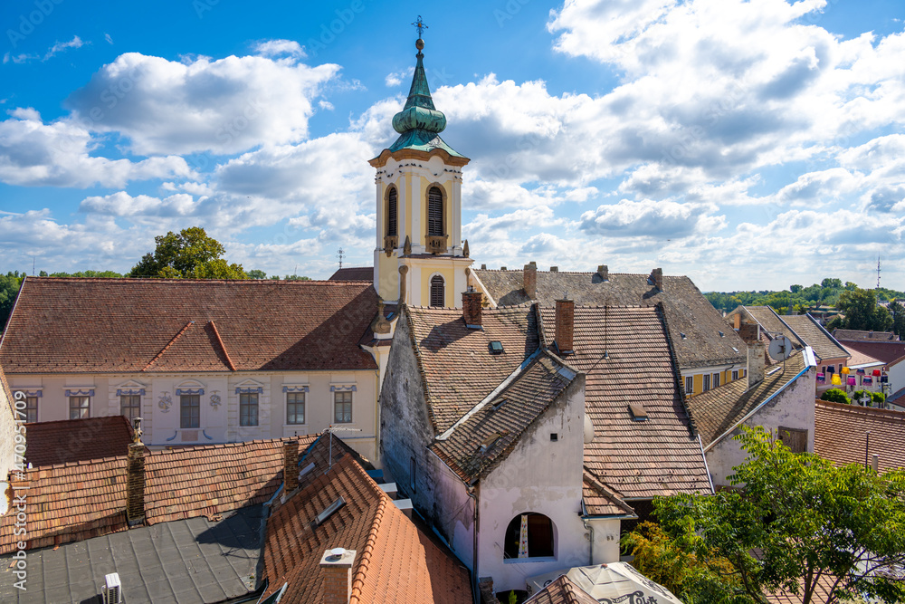 view on Szentendre old town near Budapest in Hungary