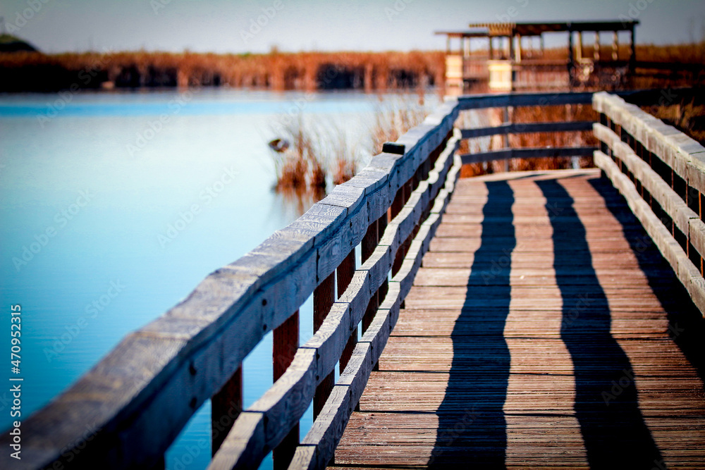 Fototapeta premium pier on the lake