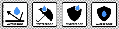 Obraz na plátně Waterproof Icons