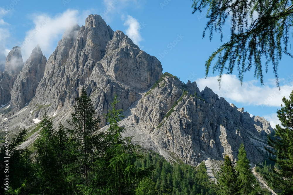 landscape in the mountains - dolomites
