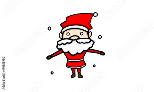 クリスマス サンタクロース Christmas　X'mas プレゼント ベクター イラスト