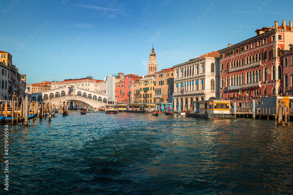 Gran Canale (Grand Canal) of Venezia, Veneto, Italy.