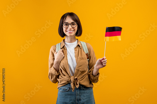 Fotobehang Education abroad, studying in Germany concept