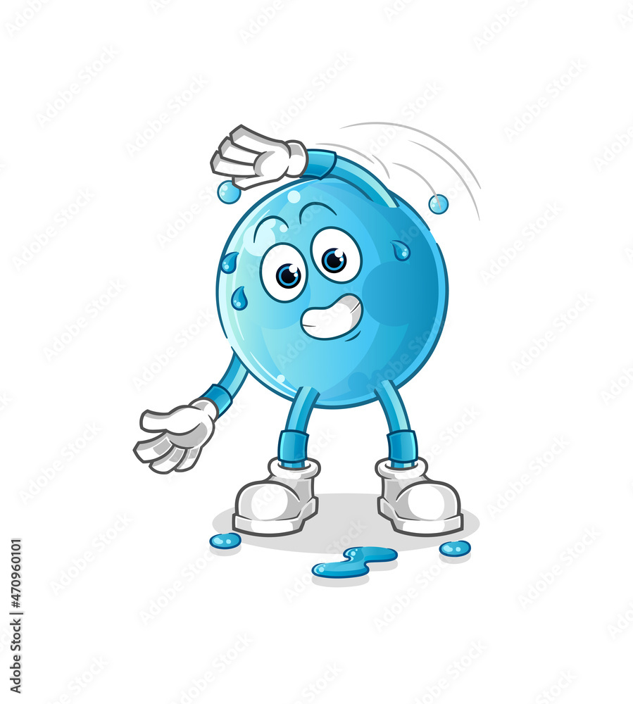 bubble stretching character. cartoon mascot vector bubble stretching character. cartoon mascot vector