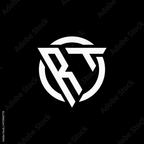 Free Download RT Initial letter triangle simple modern logo concept - GFXLoad