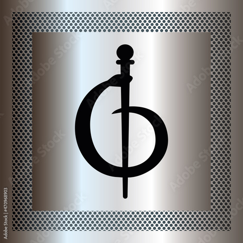 Logo masseur kinésithérapeute.