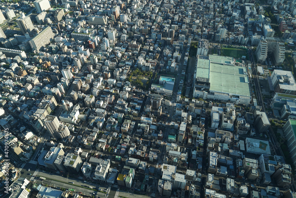 Fototapeta premium 東京の街並み(東京スカイツリーから撮影)