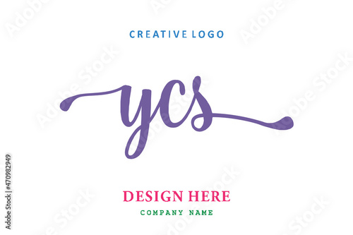 YCS lettering logo is simple, easy to understand and authoritative