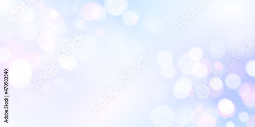 beautiful white glitter stars on abstract blue background use for celebration