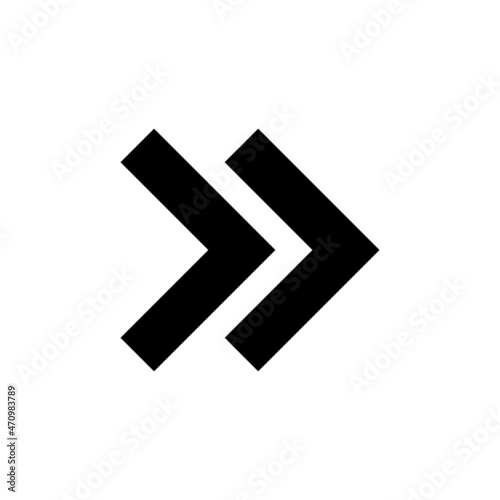 right arrow computer icon vector