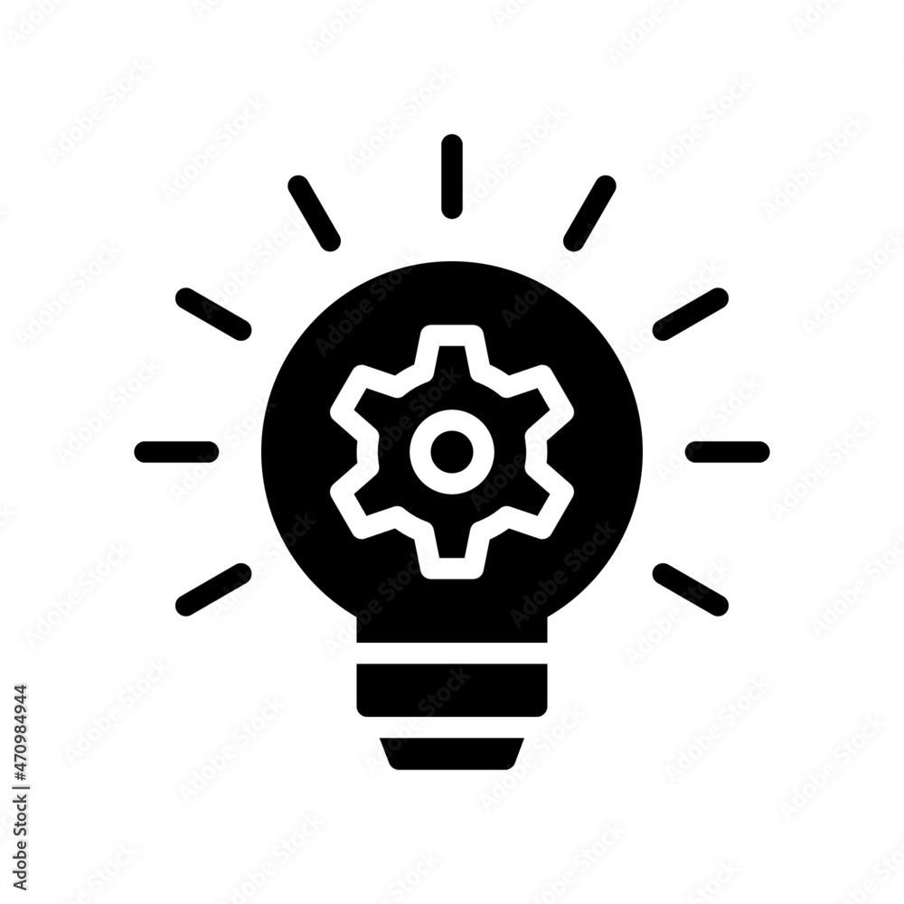 Idea Icon, Glyph style icon vector illustration, Suitable for website, mobile app, print, presentation, infographic and any other project. Idea Icon, Glyph style icon vector illustration, Suitable for website, mobile app, print, presentation, infographic and any other project.