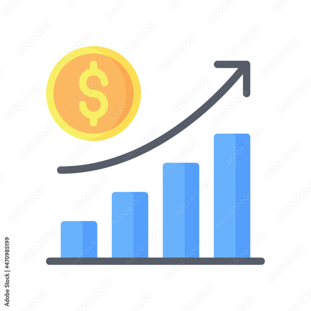 Chart Icon, Flat style icon vector illustration, Suitable for website, mobile app, print, presentation, infographic and any other project. Chart Icon, Flat style icon vector illustration, Suitable for website, mobile app, print, presentation, infographic and any other project.